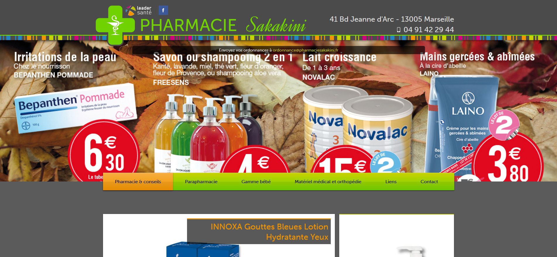 Pharmacie Sakakini – Parapharmacie à Marseille 5e