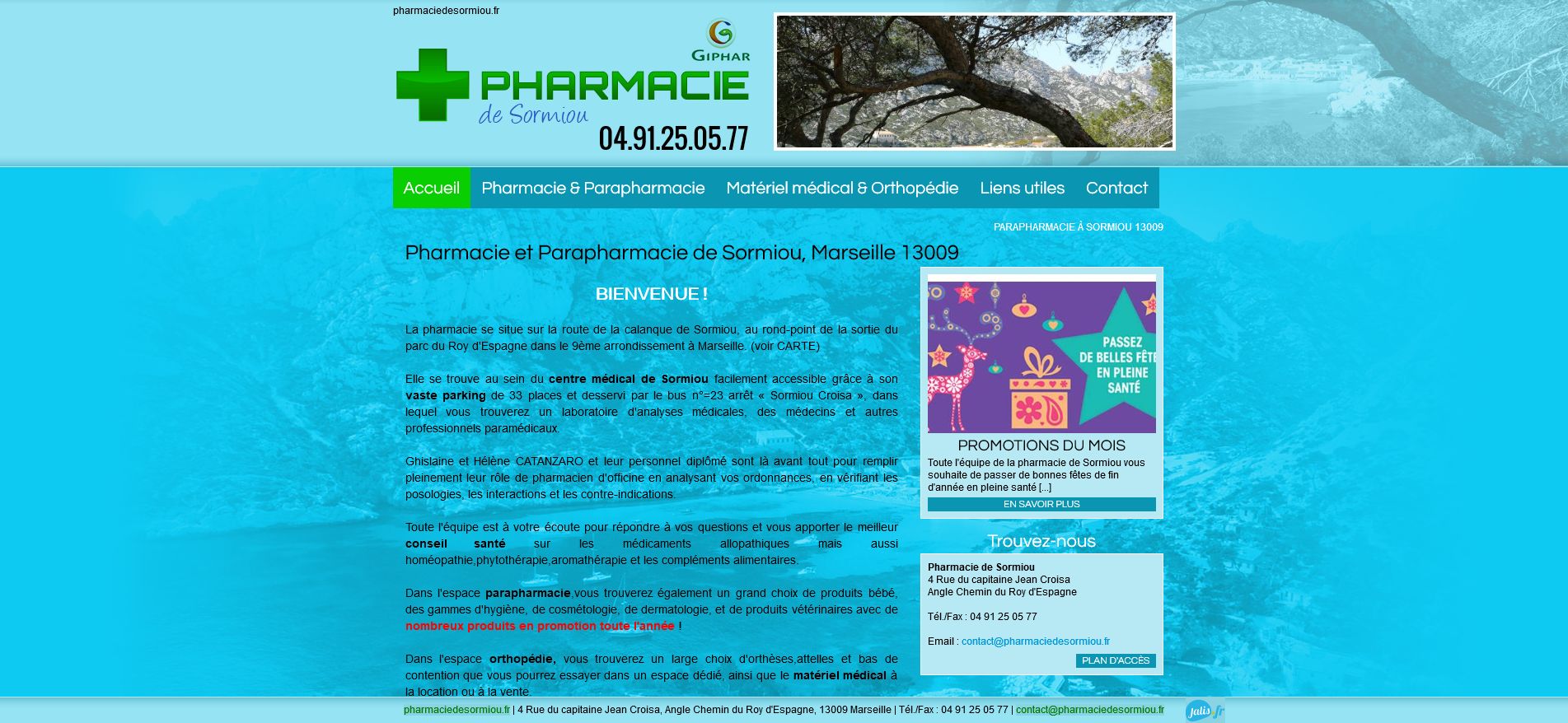 Pharmacie de Sormiou – Parapharmacie et pharmacie dans le 9e à Marseille